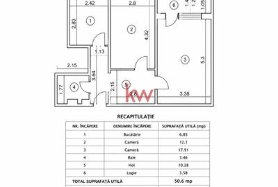 Apartament 2 camere decomandat | Tătărași | Mobilat și utilat | 54 mp - 11