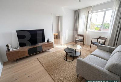 Apartament cu 3 camere semidecomandat, mobilat în B-dul București