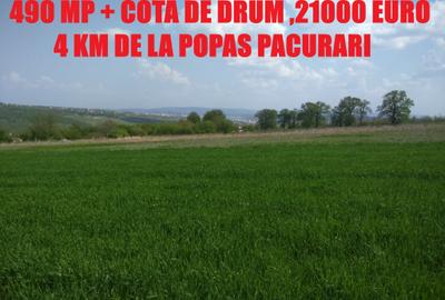 REDIU – 490 MP + COTĂ DE DRUM. DOAR 21.000 €.POSIBILITATE DE PLATĂ ÎN RATE - 2
