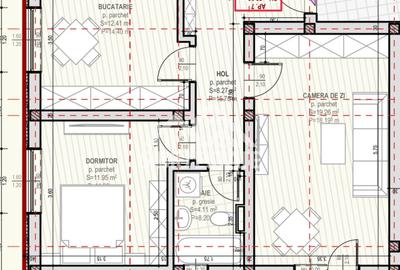 Apartament doua camere decomandat, INTABULAT, etaj 1, Selimbar - 7
