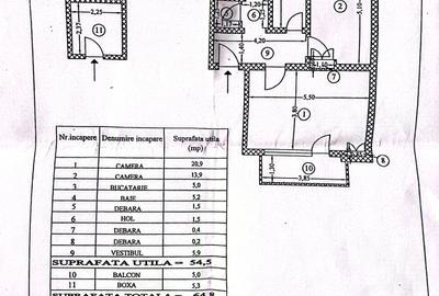 Apartament 2 Camere - Magurele - 65 MP - Decomandat - Boxa inclusa - NOU - 12