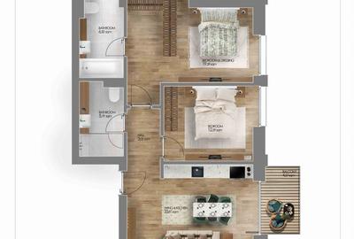 3 camere | Amber Forest | Tunari | Pipera | Otopeni Parcare - 19