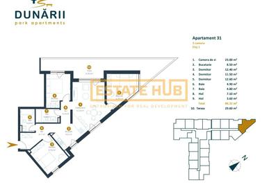 Apartament 4 camere proiect nou finalizat aproape de Iulius Mall - 2
