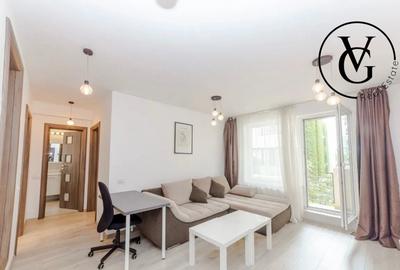 Apartament cu 2 camere semidecomandat, mobilat în Central