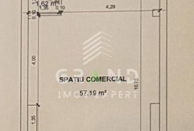 Spațiu Comercial | 73 mp | Vitrină 6 ml | Zona Piața Zorilor - 1