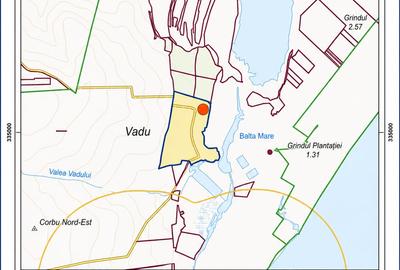 Teren intravilan Vadu Corbu 1000 mp  Str. Lagunei  aproape de plajă  investiție - 5