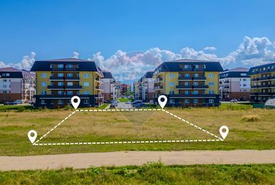 Teren intravilan 1.276 mp de vânzare – Sanpetru, Str. Drumul cu Plopi - 4