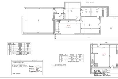 Penthouse cu 3 camere semidecomandat în Central