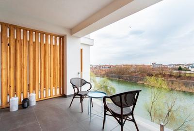 Apartament cu 2 camere semidecomandat, mobilat în Pipera