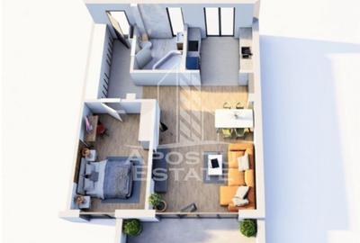 Apartament cu 2 camere, bloc nou, etajul 1, zona Girocului - 2