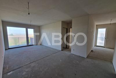 Apartament cu orientare SV 70 mpu 3 camere 2 bai bloc cu lift Turnisor - 1