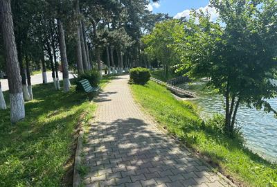 Buftea, Palatul Stirbey, teren intravilan, 2186 mp, vedere catre lac, - 6