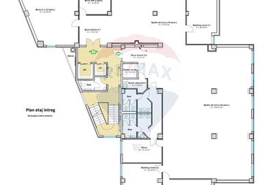 Spatiu birouri de inchiriat 220 - 330 - 550 mp Clasa A. Comision 0% - 10