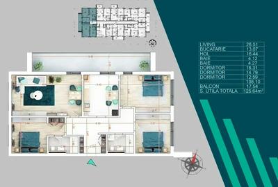 4 camere | Pallady | 15 min metrou N. Teclu | premium | Evia Nio - 4