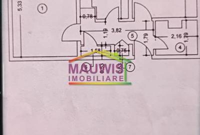 8 min Metrou Iancului 2 camere Cf.1 decomandat etaj intermediar bloc 1979 - 1