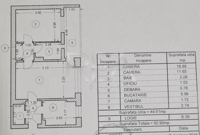 2 camere, 51mp, P/9, bloc anvelopat-Drumul Taberei - 10