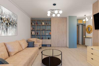 Apartament cu 2 camere semidecomandat, mobilat în Titan