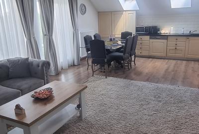 Apartament lux 3 camere, 103mp. in vila  P+1+M ,utilat mobilat +curte cca 100mp! - 16