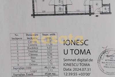2 camere Baba Novac | Etaj 1 | Bloc reabilitat | 50 mp utili | 94.900 - 15