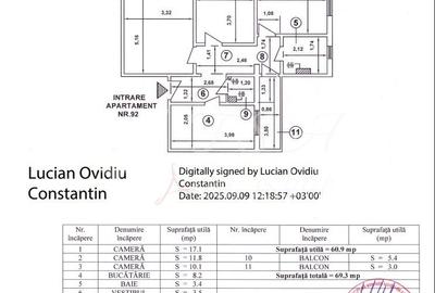 Apartament 3 camere, decomandat, zona Rahova - 17