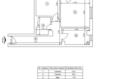 Comision 0% - 2 camere decomandat - loc de parcare inclus - intabulat -finalizat - 1