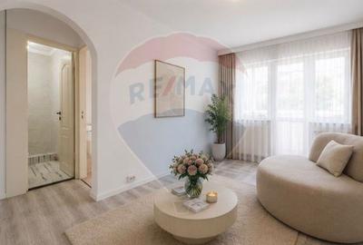 Apartament cu 2 camere semidecomandat, mobilat în Mircea cel Bătrân