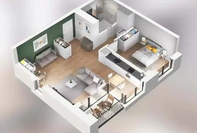 Apartament cu 2 camere decomandat în Lipovei