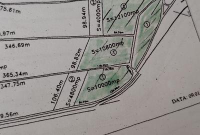 Teren DN 3 Fundulea  4 Ha  Deschidere 190 m - 1