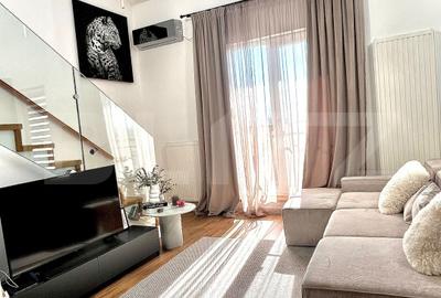 Penthouse pe 2 niveluri, 3 camere, 78 mp, terasa, zona Pod Ira - 2