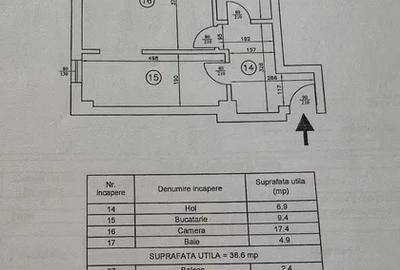 APARTAMENT 1 CAMERA, ETAJ 2/3, BLOC NOU, MOBILAT SI UTILAT, POPAS PACURARI - 5
