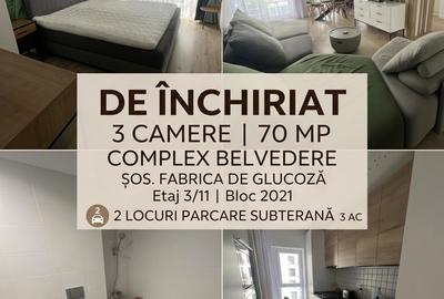 Apartament cu 3 camere decomandat în Pipera