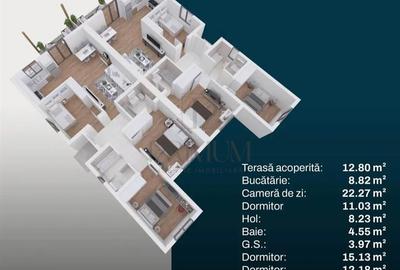 Duplex cu 4 camere în Moșnița Nouă