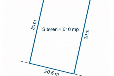 Teren Construcții intravilan de 601 mp, în Torontalului