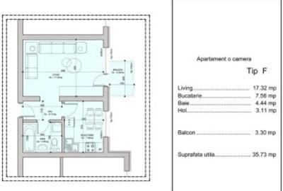 Garsoniera mobilata | Bloc Nou | Regie Residence | Metrou | AC | Centrala - 8