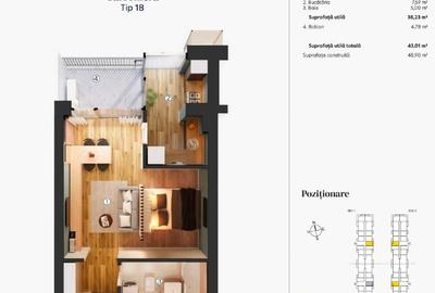 Vand promisiune de Cumparare Garsoniera Hils Sunrise - 1
