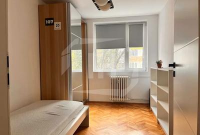 Apartament cu 3 camere decomandat, mobilat în Plopilor