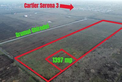 Parcela teren Bloc - 1397 mp Mosnita - Drumul Ghirodei - 1