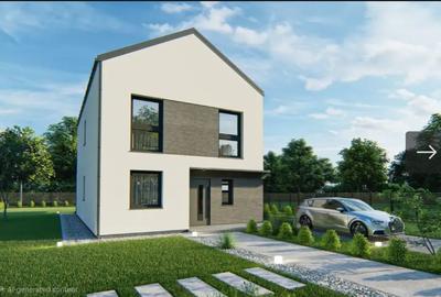 Teren cu autorizatie de construire pentru 2 locuinte individuale - 1