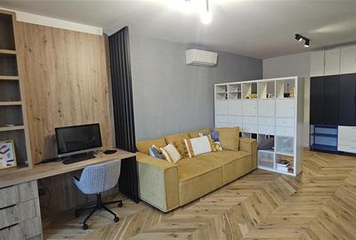 Apartament cu 2 camere semidecomandat, mobilat în Plopilor