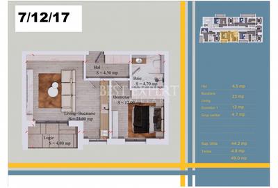 Apartament cu 2 camere semidecomandat în Theodor Pallady