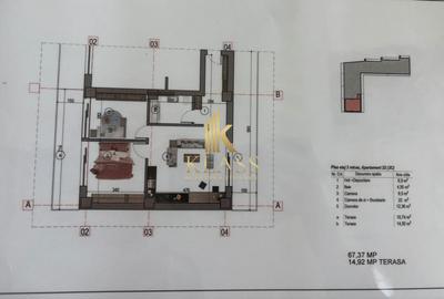 Apartament cu 3 camere semidecomandat în Sălăjan