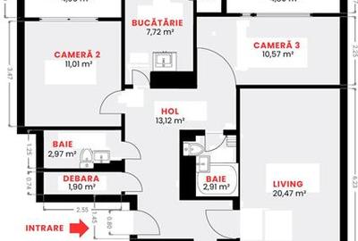 Apartament 4 camere (Gheorgheni, Cart. Bucin 17 B) - 27