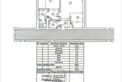 Apartament exclusivist 2 camere in bloc boutique 74 mp, finisat lux, Rosu - 17