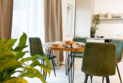 Apartament NOU, etaj 1, mobilat si utilat, 3 camere, comision 0 - 1