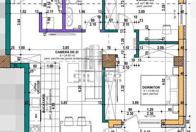 Apartament cu 3 camere/recent finisat/parcare/Columna Residence. - 7