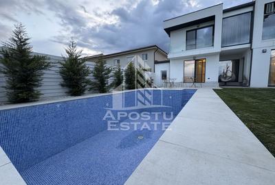 Vila de lux cu piscina incalzita de vanzare in Mosnita Noua | 4 camere - 36