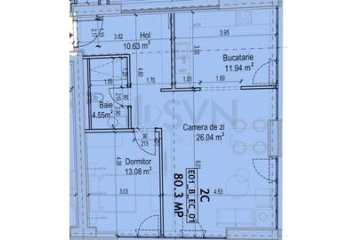 REA1020352 Apartament 2 camere 80 mp One Lake District vedere lac - 8