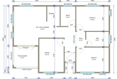 Casa Individuala 4 Camere 2 Bai si 500 Mp Teren in Crevedia-Buftea - 9