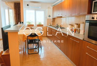 Apartament cu 2 camere semidecomandat, mobilat în Valea Aurie