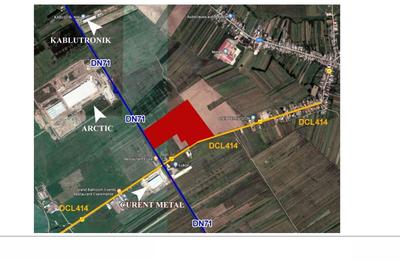 Teren industrial de vanzare 9.9 ha Targoviste -lângă Arctic / Beko - 2